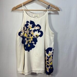 🍩 Porridge multi color large floral layers chemise